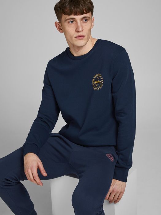 Jack & Jones JACK & JONES Herren Jogginghose Bequeme Trainingshose Sweat – Navy, Bild 6
