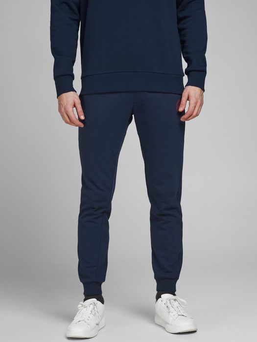 JACK & JONES Herren Jogginghose Bequeme Trainingshose Sweat, Farbe: Navy