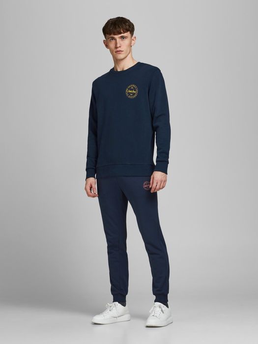 Jack & Jones JACK & JONES Herren Jogginghose Bequeme Trainingshose Sweat – Navy, Bild 3