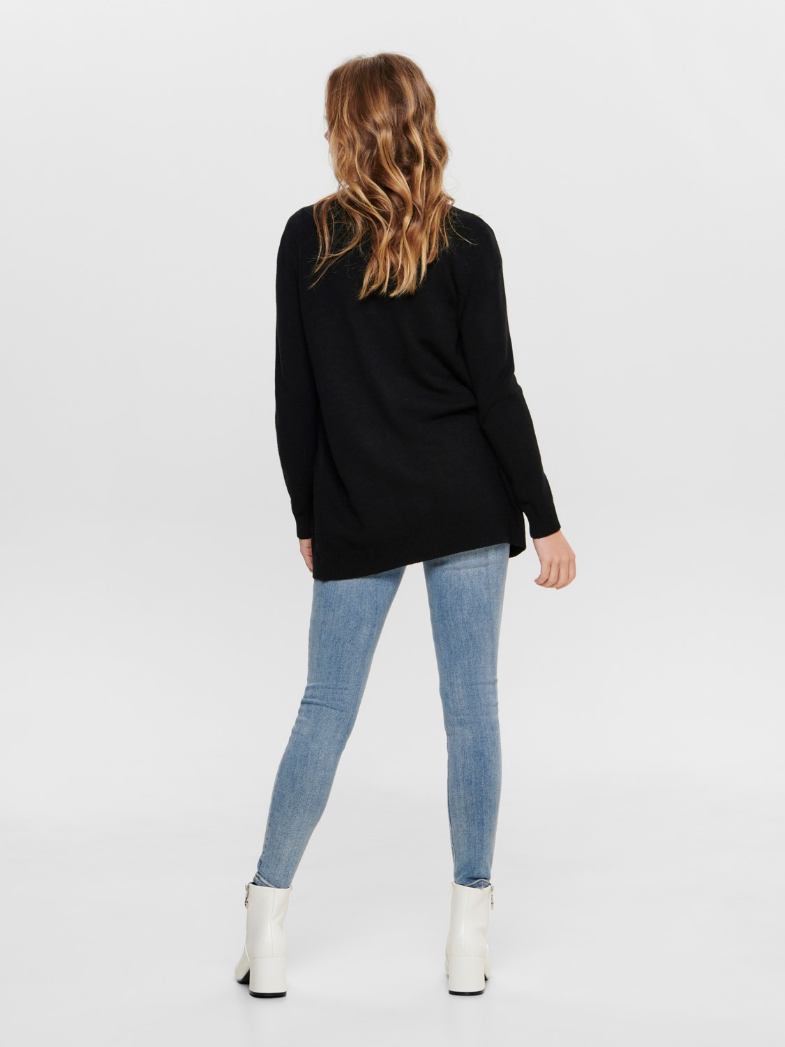ONLY Damen Lange Strickjacke Stretch ONLLESLY Open Cardigan Gerippt ONLY Damen Lange Strickjacke Stretch ONLLESLY Open Cardigan Gerippt