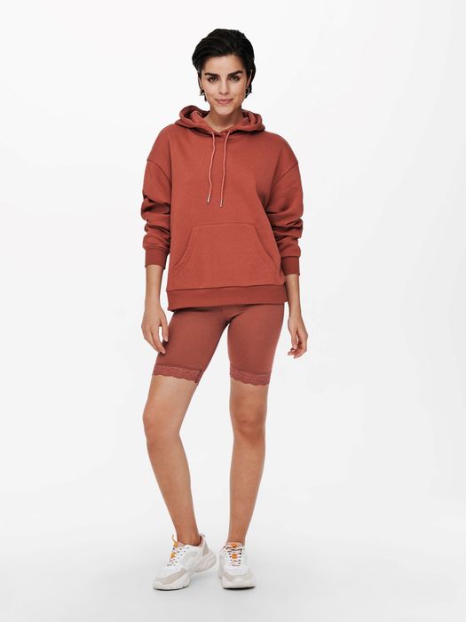 JDY JDY 2x Damen Kurze Capri Leggings Hose JDYSALLY Spitze Shorts Set Stretch – Schwarz-Rot, Bild 3