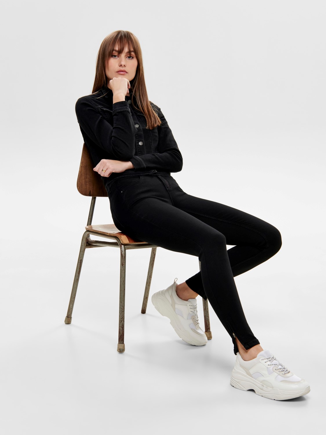 Damen ONLY Skinny Ankle Jeans Black Denim Hose ONLKENDELL Röhrenjeans Damen ONLY Skinny Ankle Jeans Black Denim Hose ONLKENDELL Röhrenjeans