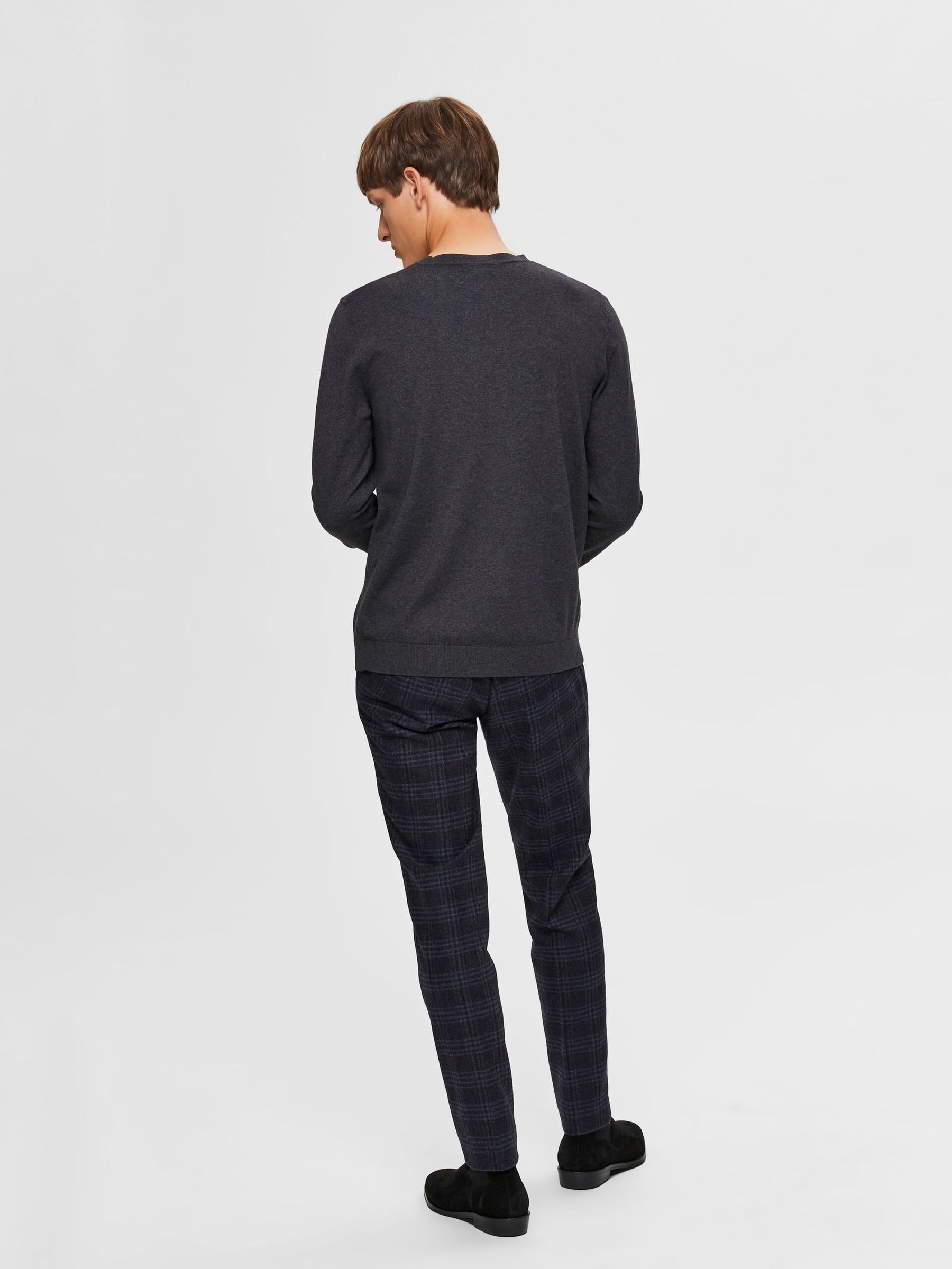 Herren SELECTED Feinstrick Pullover Basic Rundhals Sweater SLHBERG Herren SELECTED Feinstrick Pullover Basic Rundhals Sweater SLHBERG