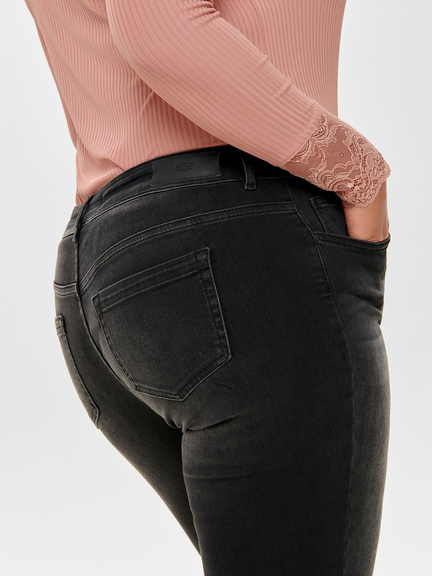 Damen Skinny Jeans Curvy Ankle Denim Große Größen Plus Size Übergröße Damen Skinny Jeans Curvy Ankle Denim Große Größen Plus Size Übergröße
