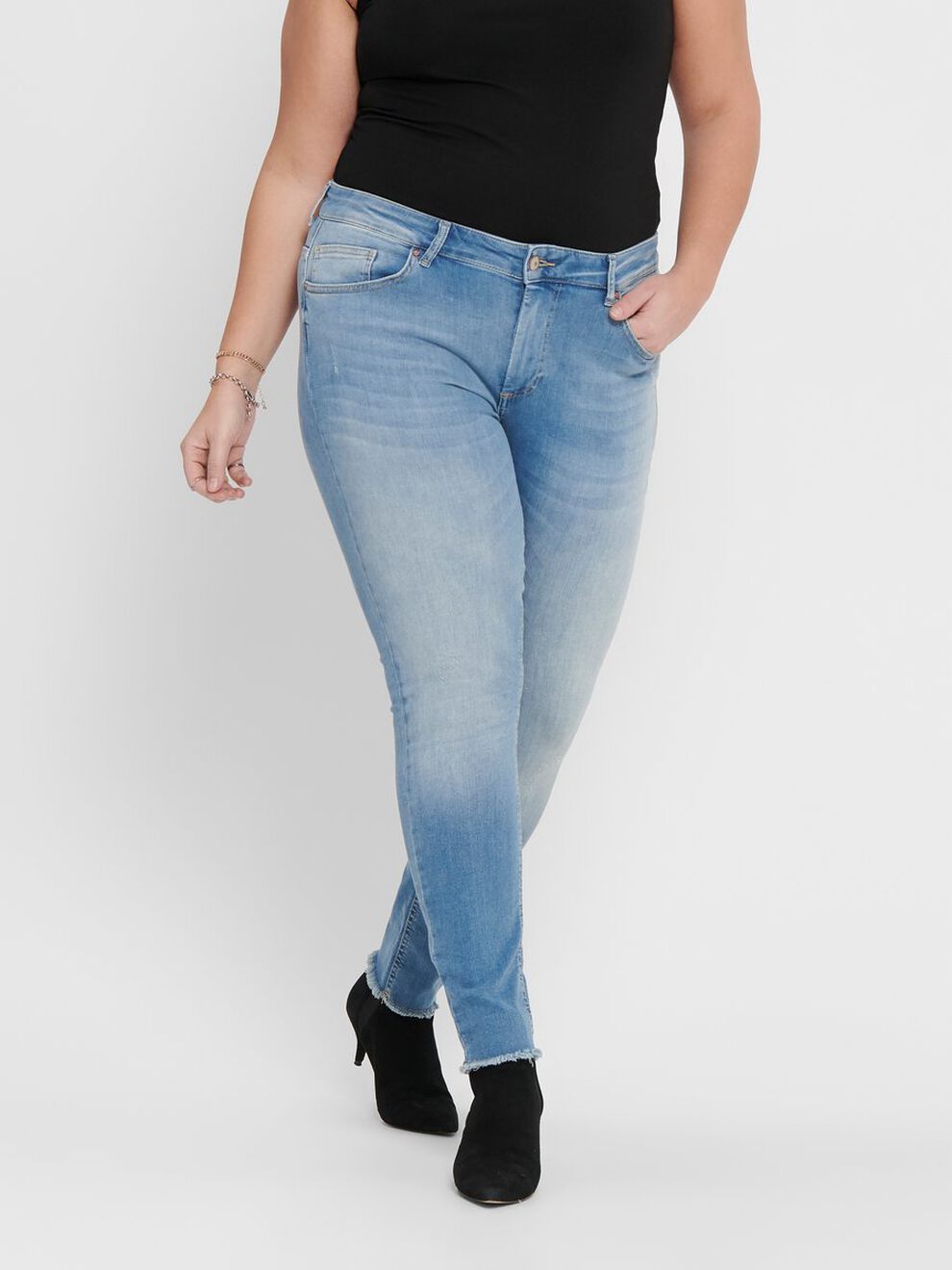 Damen Skinny Jeans Curvy Ankle Denim Große Größen Plus Size Übergröße Damen Skinny Jeans Curvy Ankle Denim Große Größen Plus Size Übergröße