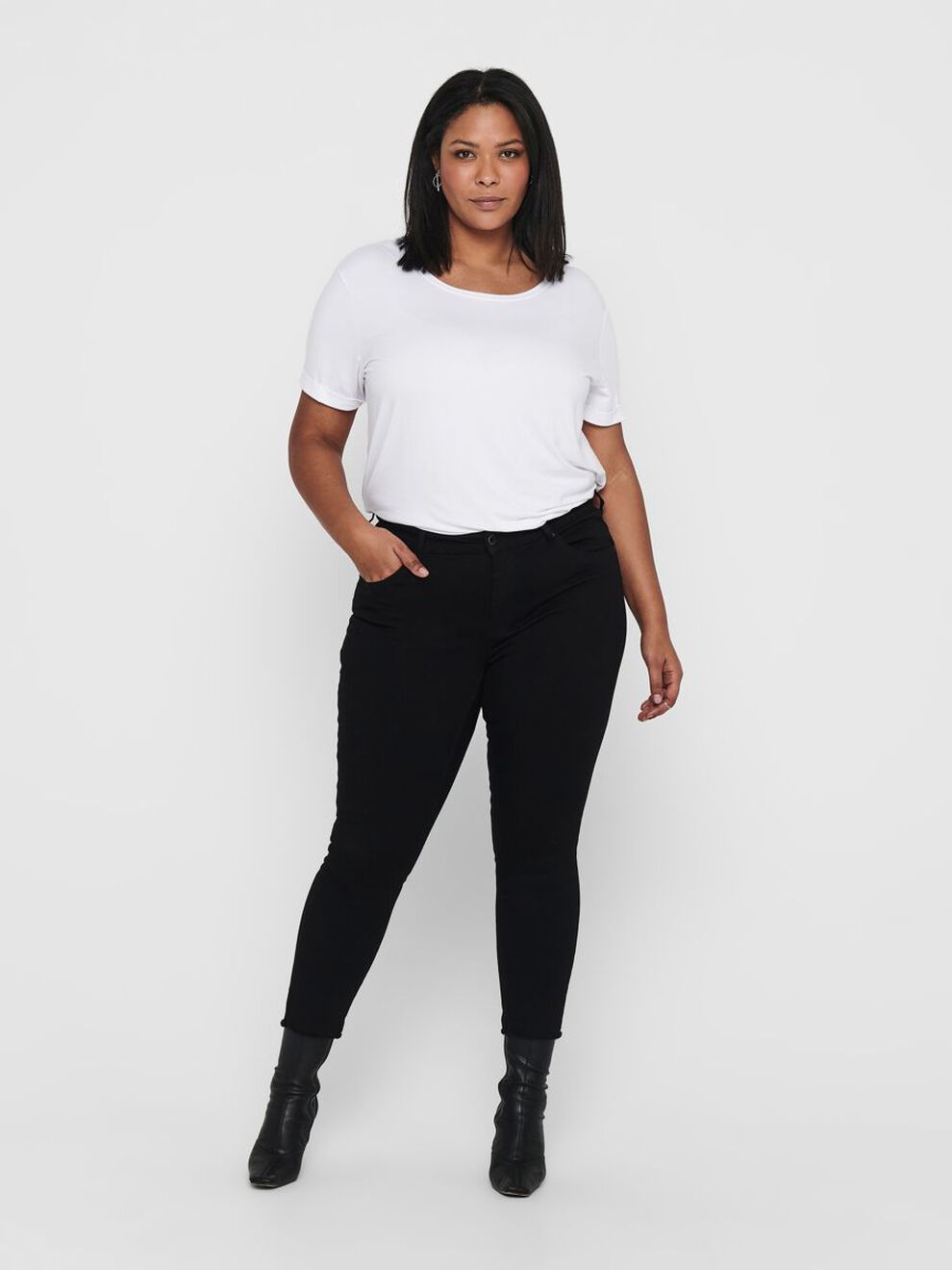 Damen Skinny Jeans Curvy Ankle Denim Große Größen Plus Size Übergröße Damen Skinny Jeans Curvy Ankle Denim Große Größen Plus Size Übergröße