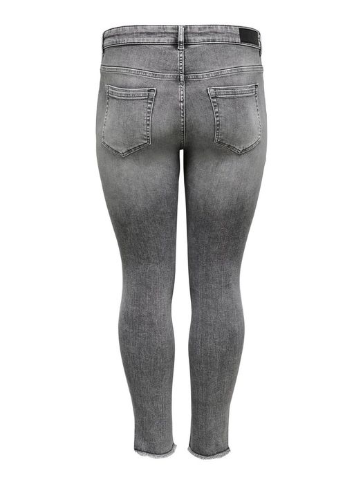 Only Carmakoma ONLY CARMAKOMA Damen Skinny Jeans Curvy Ankle Denim Große Größen – Grau, Bild 4
