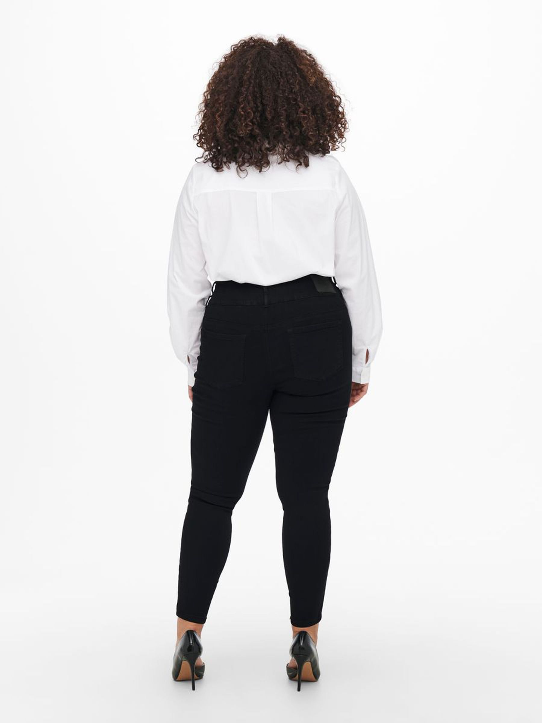 Damen Skinny Jeans High Waist Denim Große Größen Plus Size Übergröße Damen Skinny Jeans High Waist Denim Große Größen Plus Size Übergröße