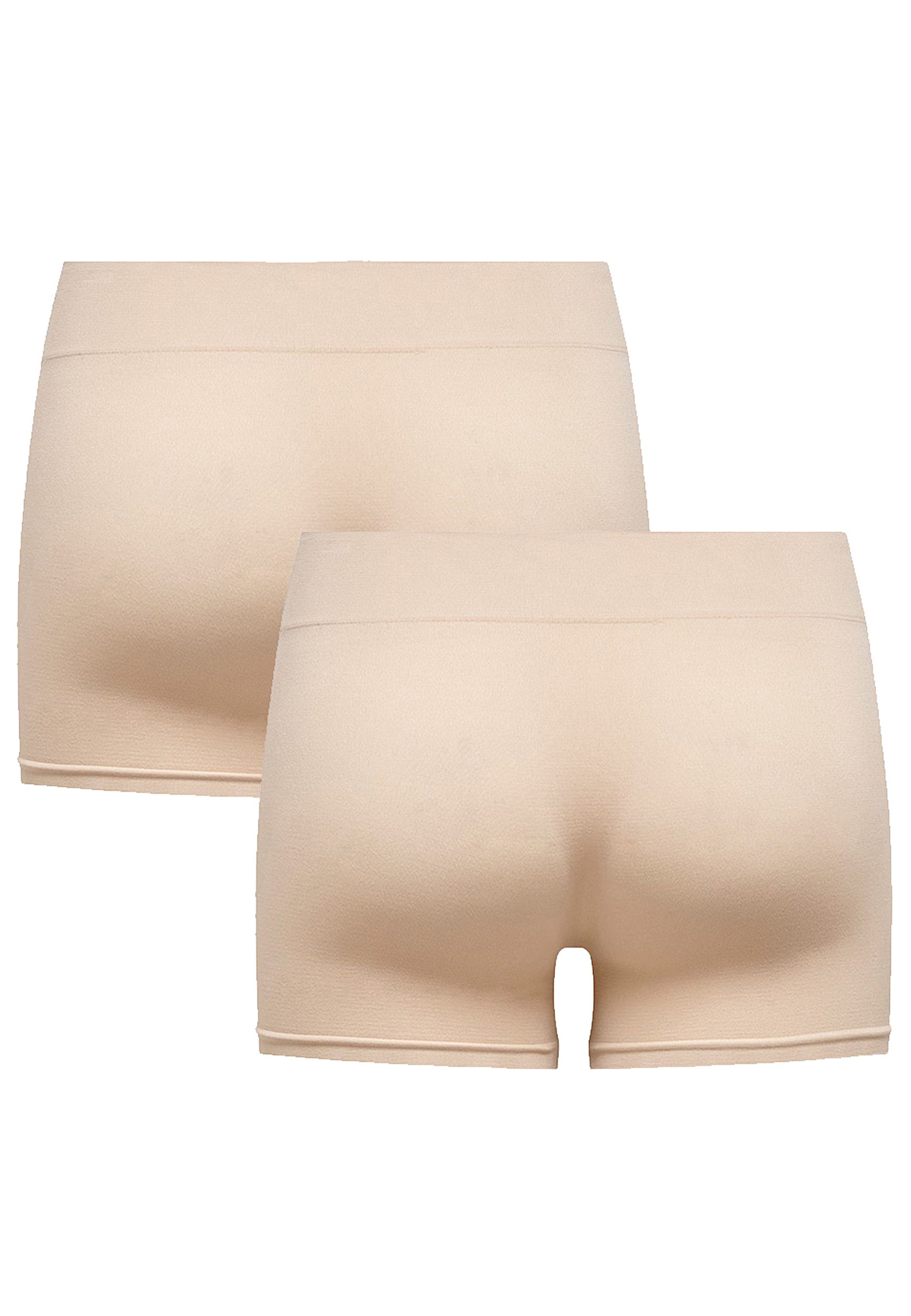 Only ONLY Damen Mini Shorts Leggins 2er 4er Stück Pack Fitness Radler – Beige, Bild 2