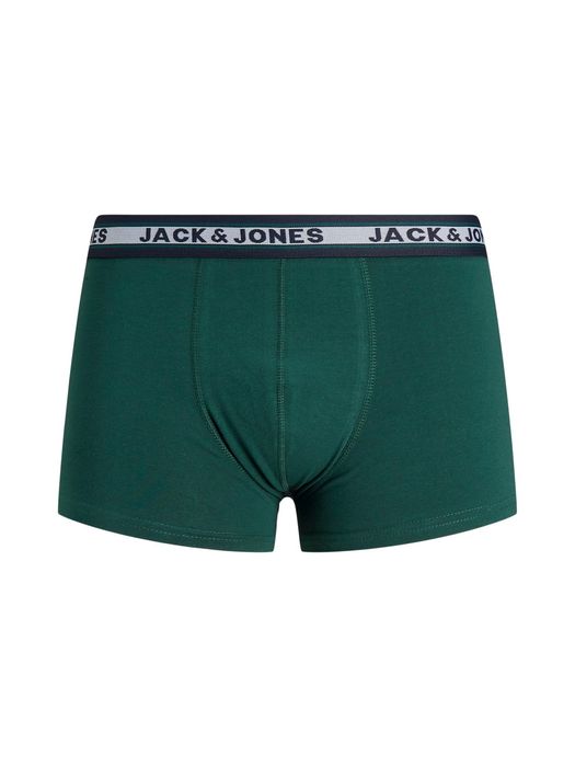 Jack & Jones 10er Pack Boxershorts Trunks Set Stretch Hose Basic Jersey Unterwäsche – Grau, Bild 7