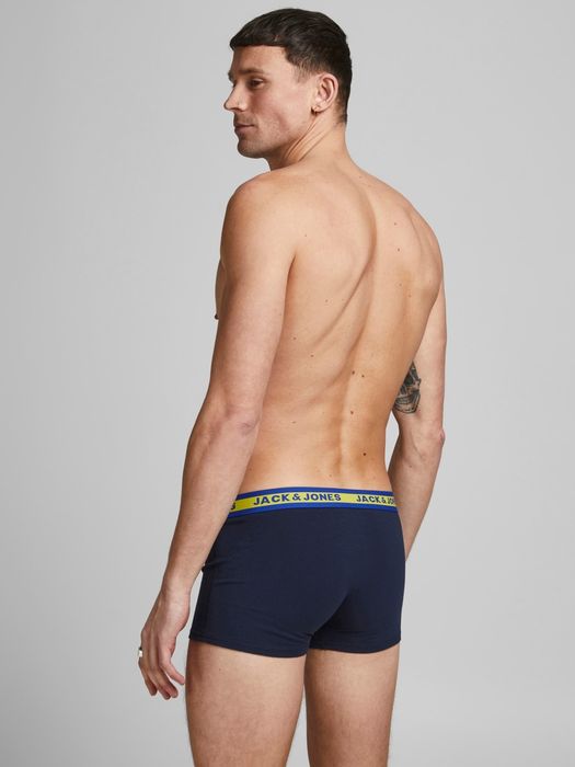 Jack & Jones 10er Pack Boxershorts Trunks Set Stretch Hose Basic Jersey Unterwäsche – Grau, Bild 3