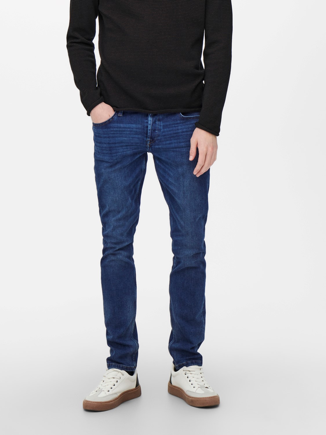 Slim Fit Jeans Basic Denim Hose ONSLOOM Stretch Tapered Trousers Slim Fit Jeans Basic Denim Hose ONSLOOM Stretch Tapered Trousers