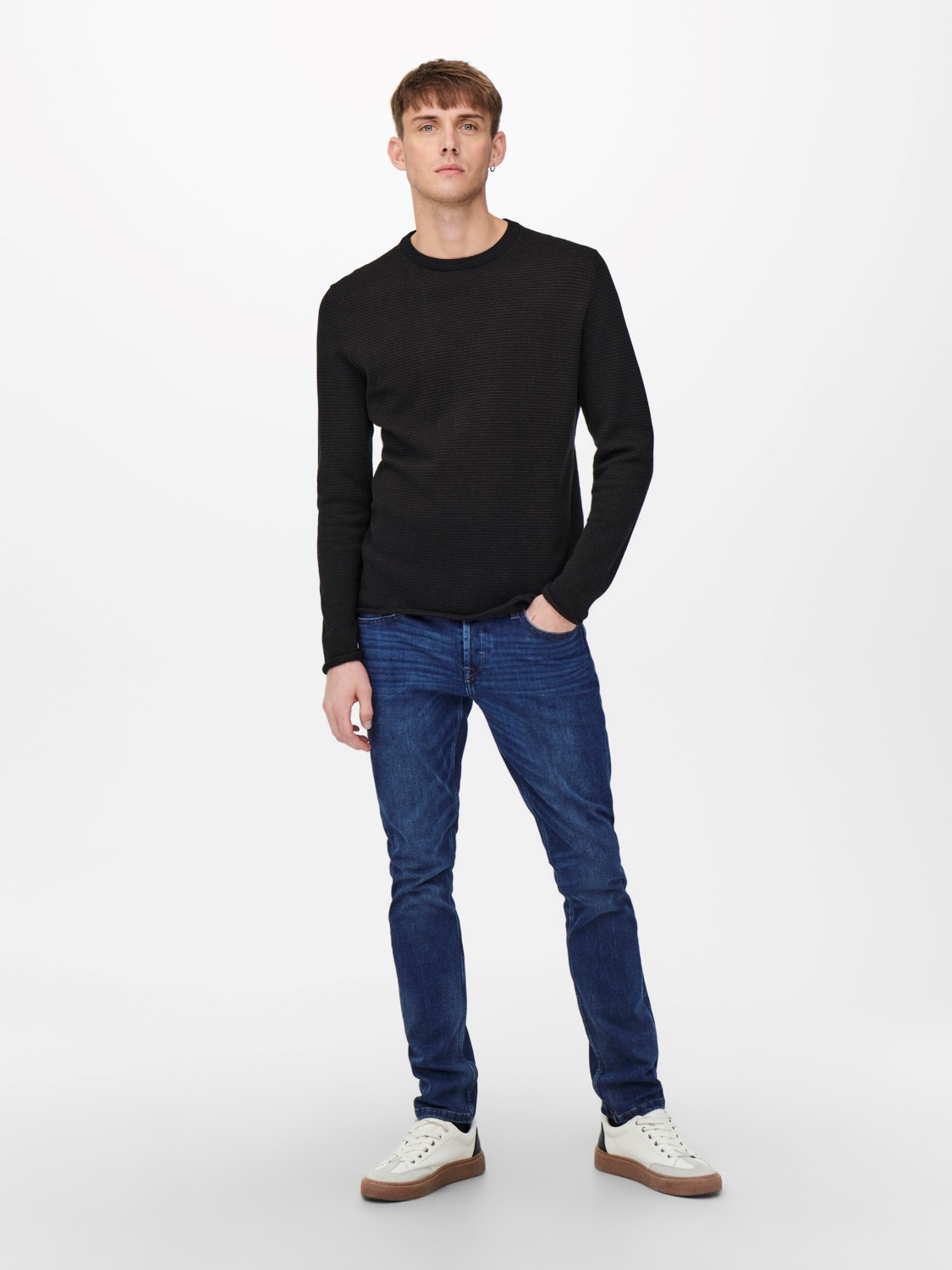 Slim Fit Jeans Basic Denim Hose ONSLOOM Stretch Tapered Trousers Slim Fit Jeans Basic Denim Hose ONSLOOM Stretch Tapered Trousers
