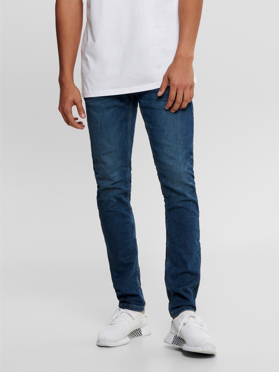 Slim Fit Jeans Basic Denim Hose ONSLOOM Tapered Trousers Stoned Washed Slim Fit Jeans Basic Denim Hose ONSLOOM Tapered Trousers Stoned Washed