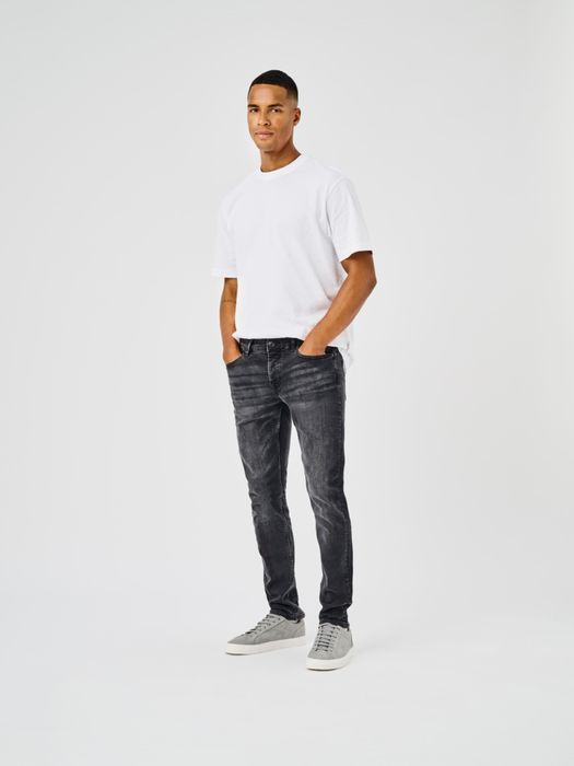 Only & Sons ONLY & SONS Slim Fit Jeans Basic Denim Hose ONSLOOM Tapered – Grau, Bild 10
