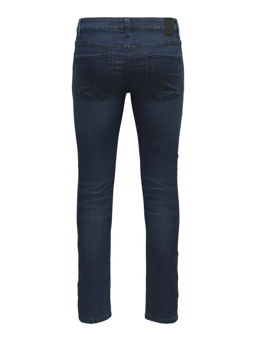 Only & Sons ONLY & SONS Slim Fit Jeans Basic Denim Hose ONSLOOM Tapered – Blau, Bild 7