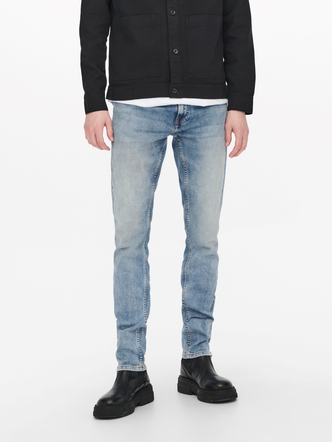 Slim Fit Jeans Basic Denim Hose ONSLOOM Stretch Tapered Trousers Slim Fit Jeans Basic Denim Hose ONSLOOM Stretch Tapered Trousers