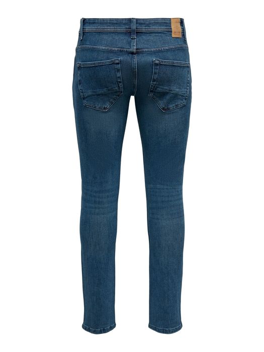 Only & Sons ONLY & SONS Slim Fit Jeans Basic Denim Hose ONSLOOM Stretch – Blau, Bild 8