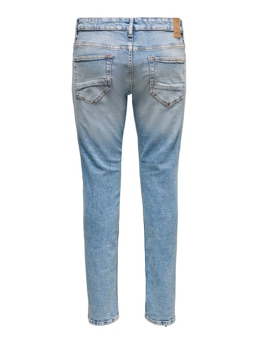 Only & Sons ONLY & SONS Slim Fit Jeans Basic Denim Hose ONSLOOM Stretch – Hellblau, Bild 8