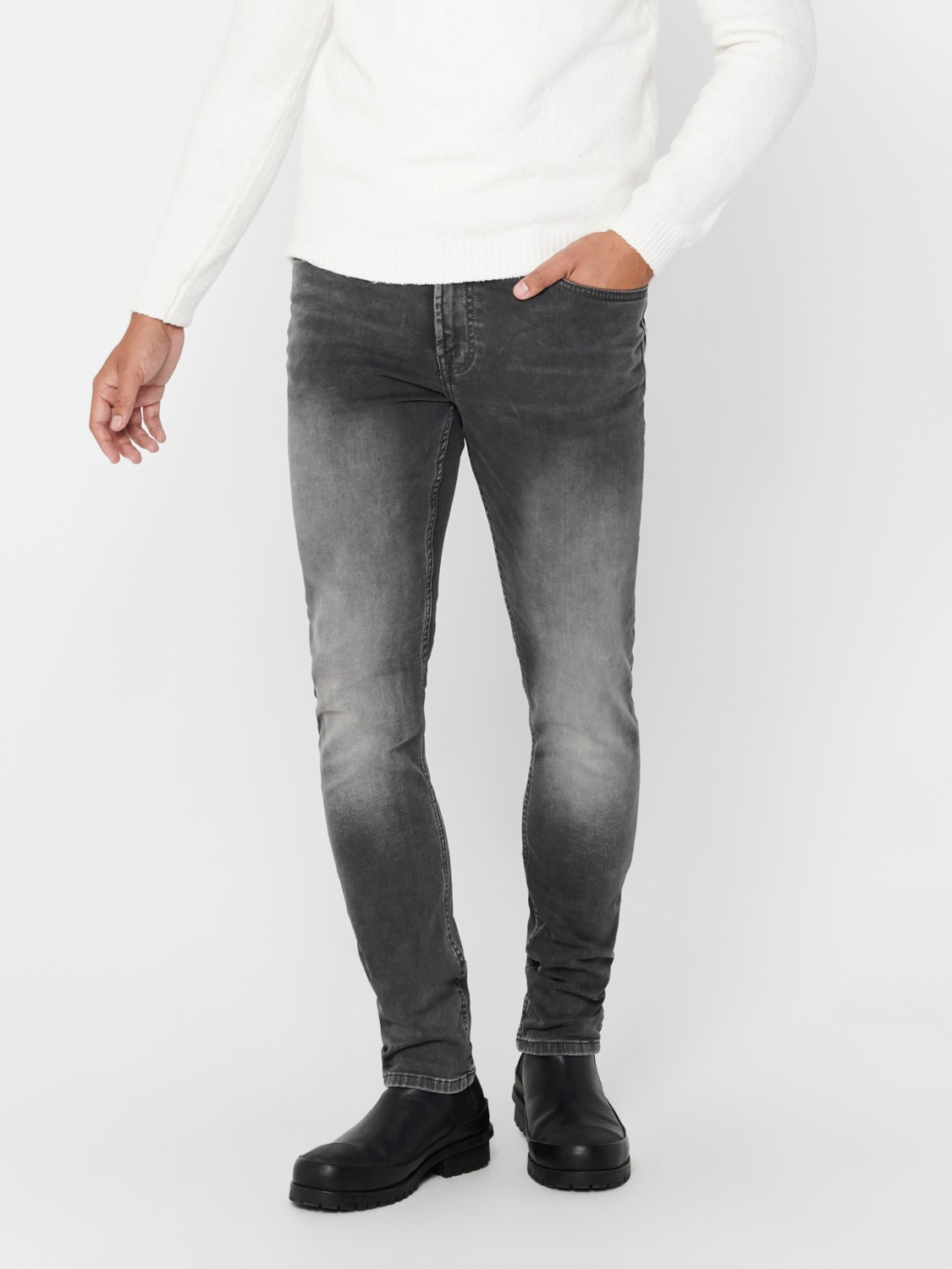 Slim Fit Jeans Basic Denim Hose ONSLOOM Tapered Trousers Stone Wash Slim Fit Jeans Basic Denim Hose ONSLOOM Tapered Trousers Stone Wash