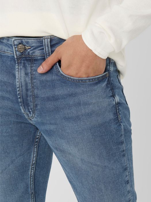 Only & Sons ONLY & SONS Slim Fit Jeans Basic Denim Hose ONSLOOM Tapered – Blau, Bild 5