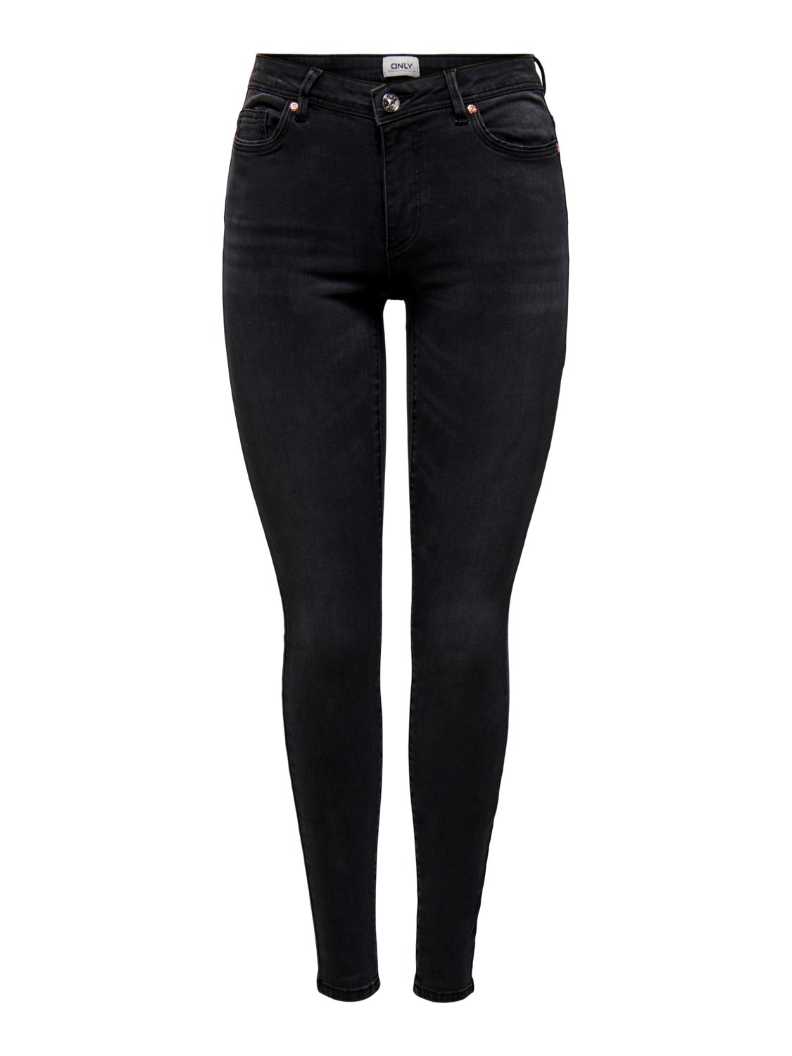 Skinny Fit Jeans Denim Stretch Hose Bleached Used Design ONLWAUW Skinny Fit Jeans Denim Stretch Hose Bleached Used Design ONLWAUW
