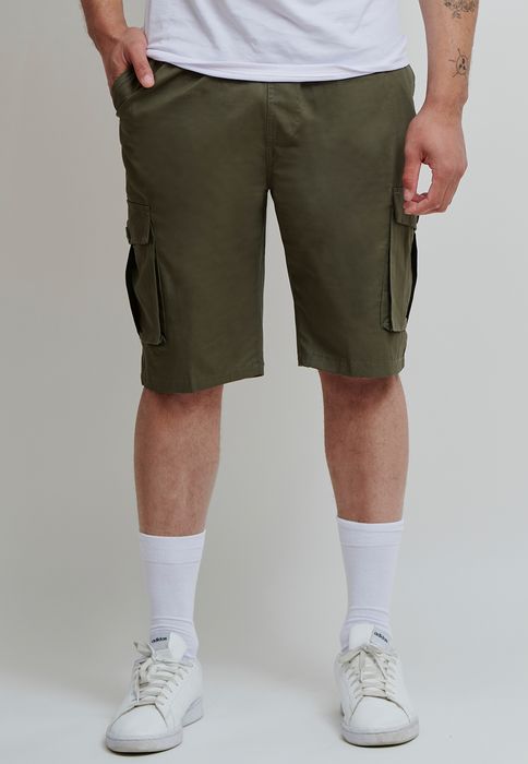 Forbest Kurze Cargo Shorts Hose Capri Bermuda Trekking Pants, Farbe: Khaki