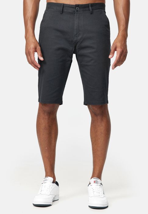 Giani 5 Kurze Chino Shorts Hose Basic Stretch Pants Freizeit, Farbe: Dunkelgrau