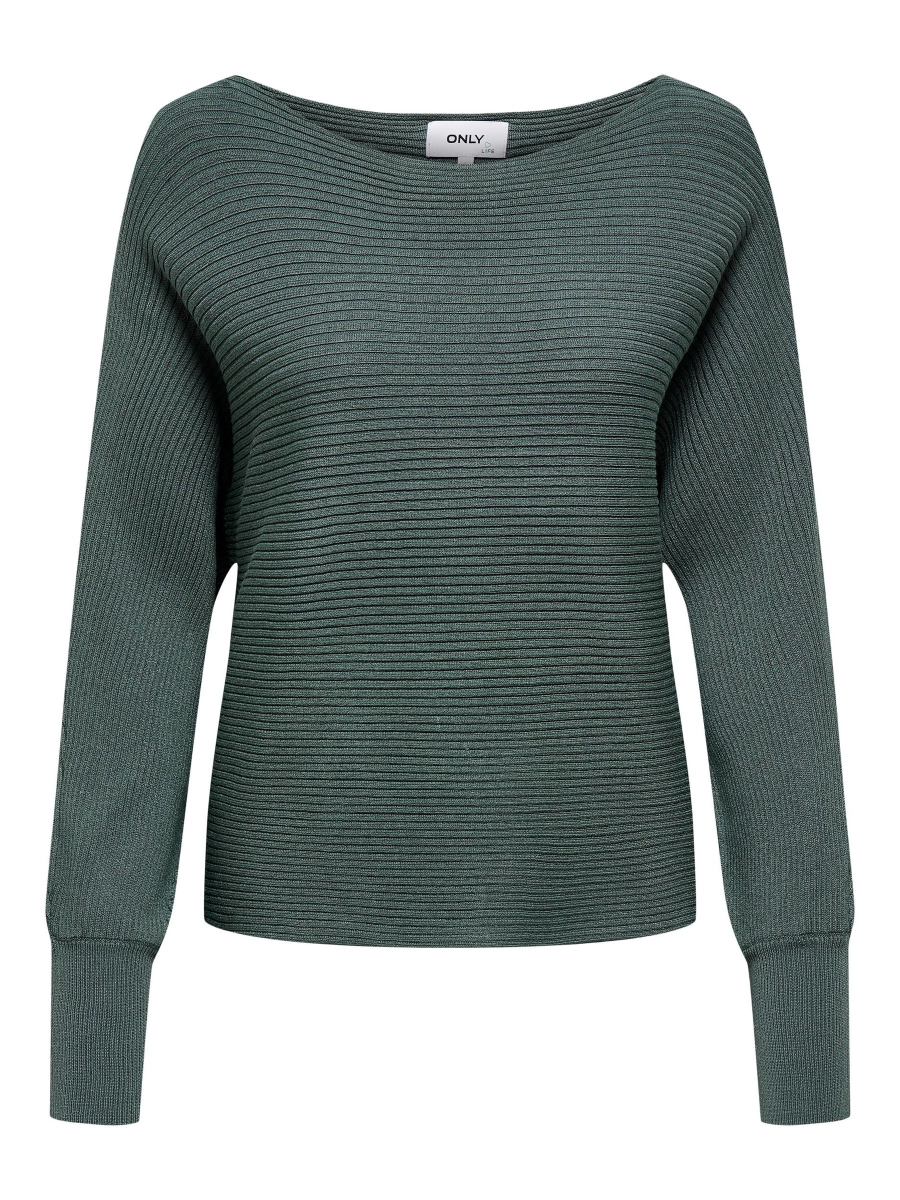ONLY_NOOS2021_3802511_15226298_copy.jpg Kurzer Strickpullover Knitted Basic Stretch Sweater U-Boot ONLADALINE