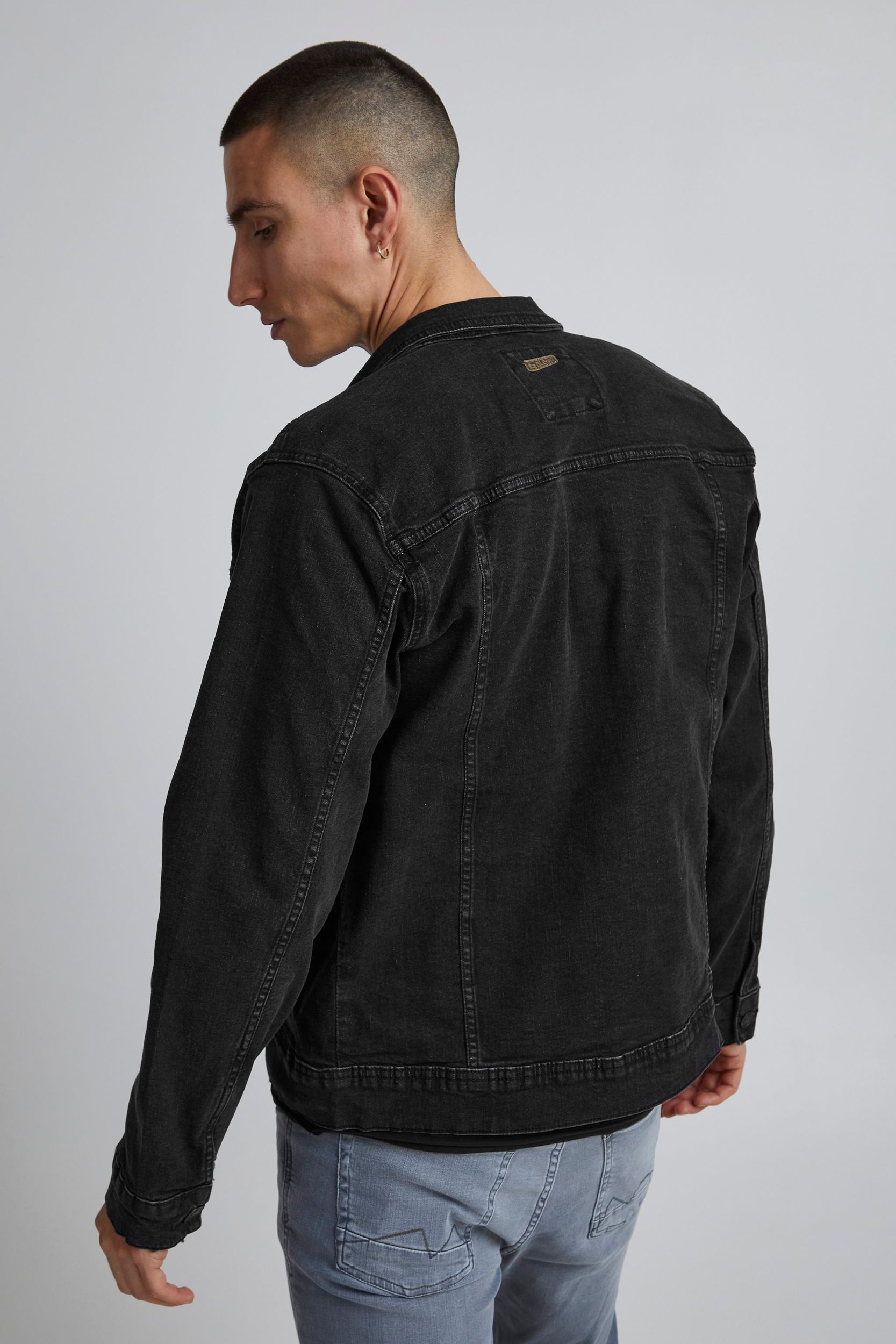 Denim Jeans Jacke Basic Biker Blouson Vintage Design Übergangsjacke Denim Jeans Jacke Basic Biker Blouson Vintage Design Übergangsjacke