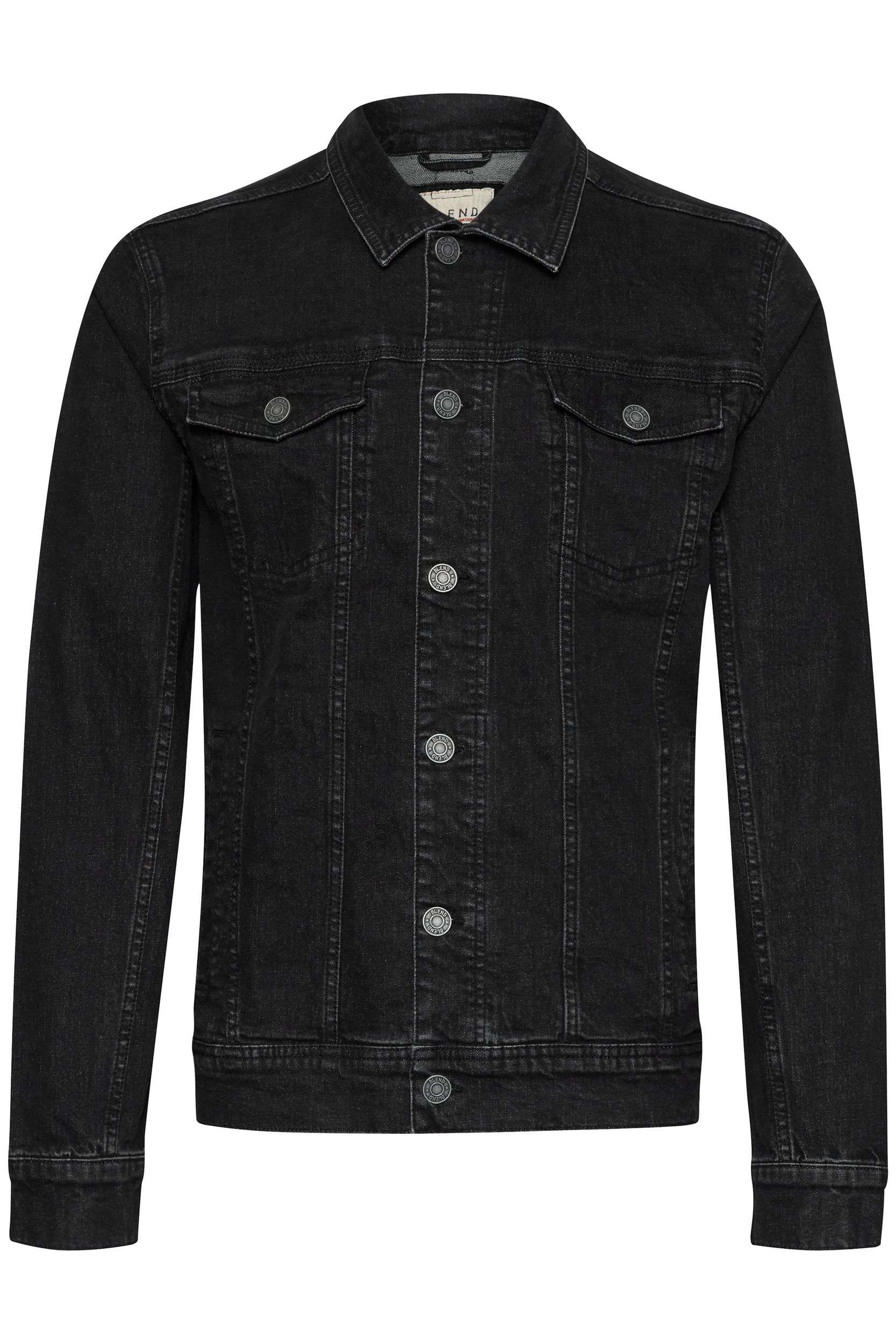 Denim Jeans Jacke Basic Biker Blouson Vintage Design Übergangsjacke Denim Jeans Jacke Basic Biker Blouson Vintage Design Übergangsjacke