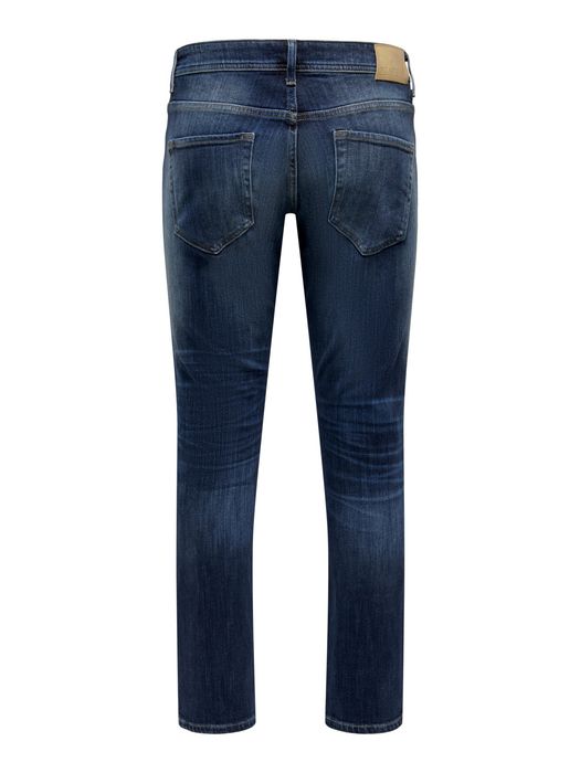 Only & Sons ONLY & SONS Regular Fit Jeans Straight Denim Stretch Hose Pants – Blau, Bild 8