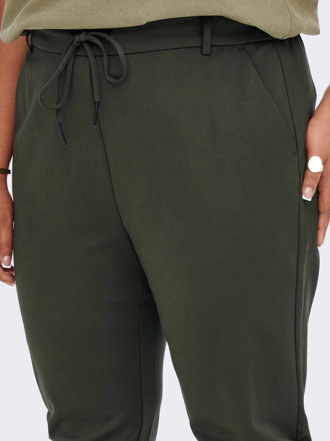 Elegante Stoffhose Poptrash Paperback Stretch Übergröße Elegante Stoffhose Poptrash Paperback Stretch Übergröße