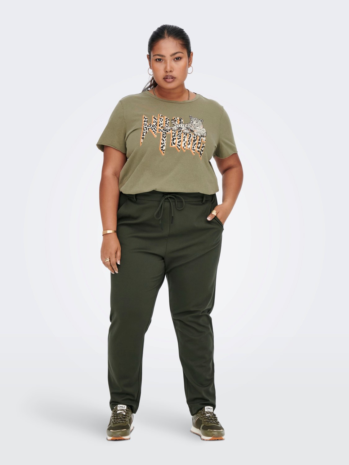 Elegante Stoffhose Poptrash Paperback Stretch Übergröße Elegante Stoffhose Poptrash Paperback Stretch Übergröße