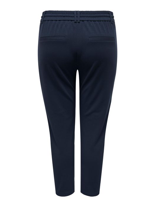 Only Carmakoma Elegante Stoffhose Poptrash Paperback Stretch Übergröße – Blau, Bild 6