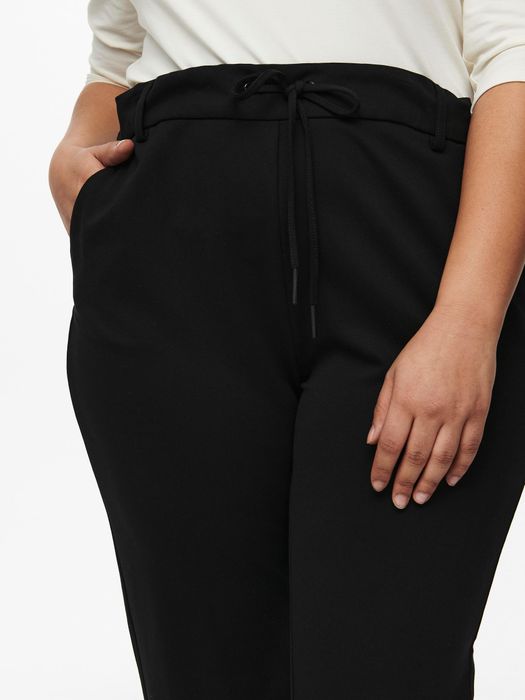 Only Carmakoma ONLY CARMAKOMA Elegante Stoffhose Poptrash Paperback Stretch – Schwarz, Bild 6