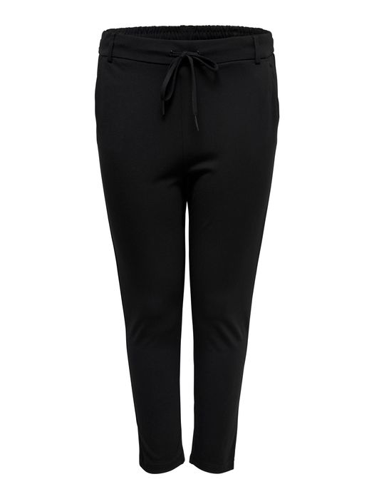 Only Carmakoma ONLY CARMAKOMA Elegante Stoffhose Poptrash Paperback Stretch – Schwarz, Bild 8
