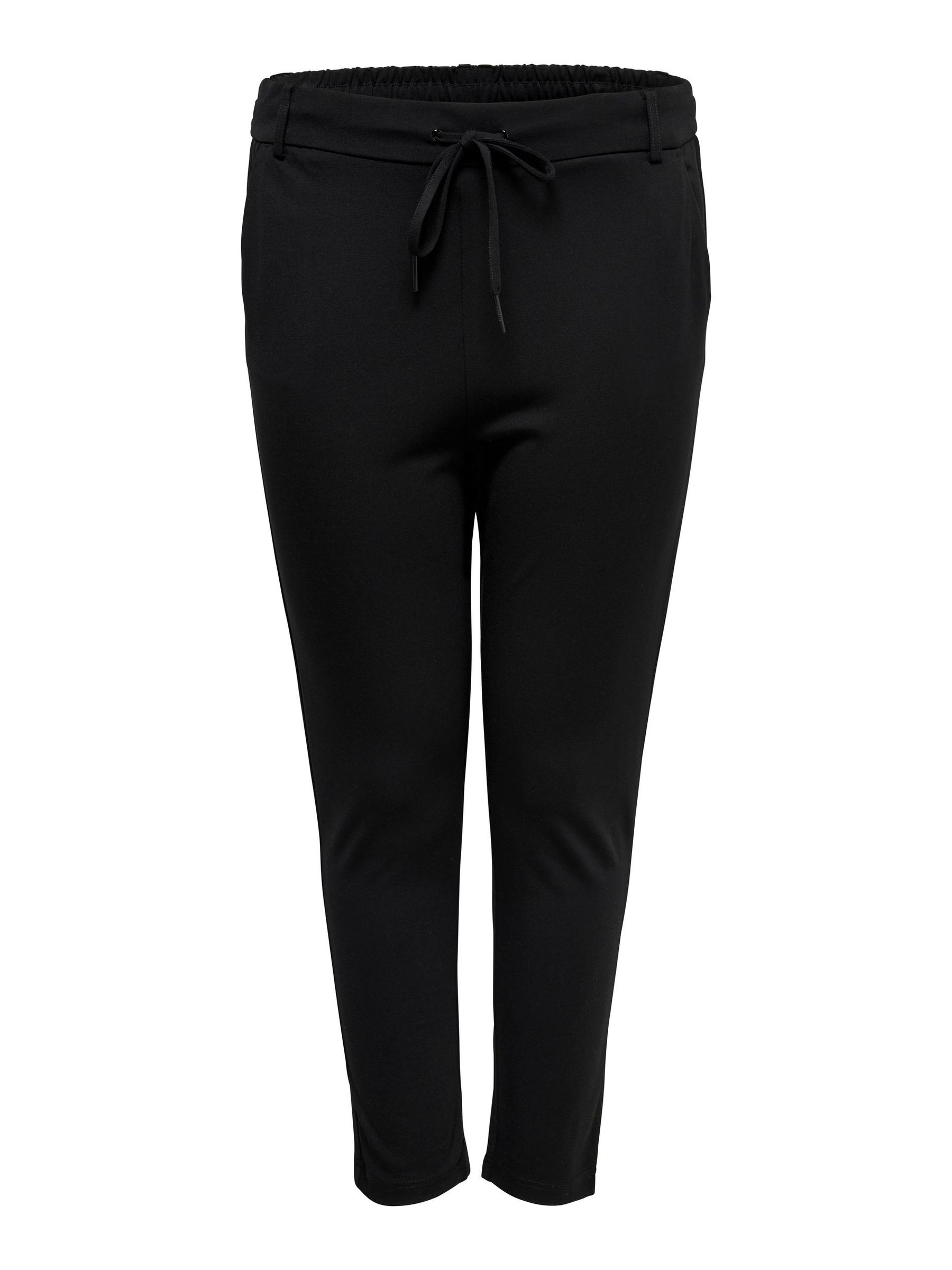 Only Carmakoma ONLY CARMAKOMA Elegante Stoffhose Poptrash Paperback Stretch – Schwarz, Bild 1