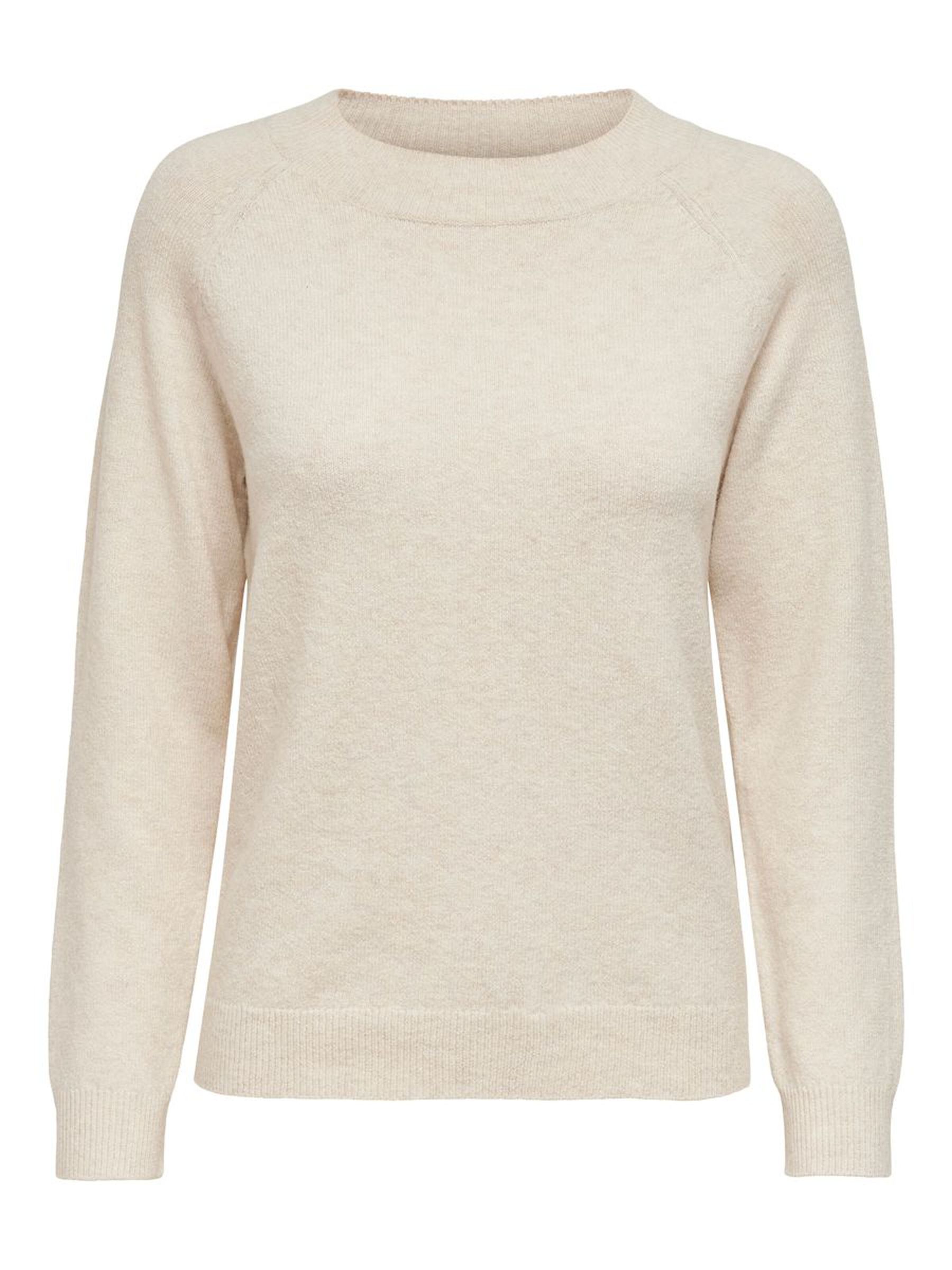 Basic Strickpullover Stretch Sweater Langarm Rundhals Shirt ONLRICA Basic Strickpullover Stretch Sweater Langarm Rundhals Shirt ONLRICA