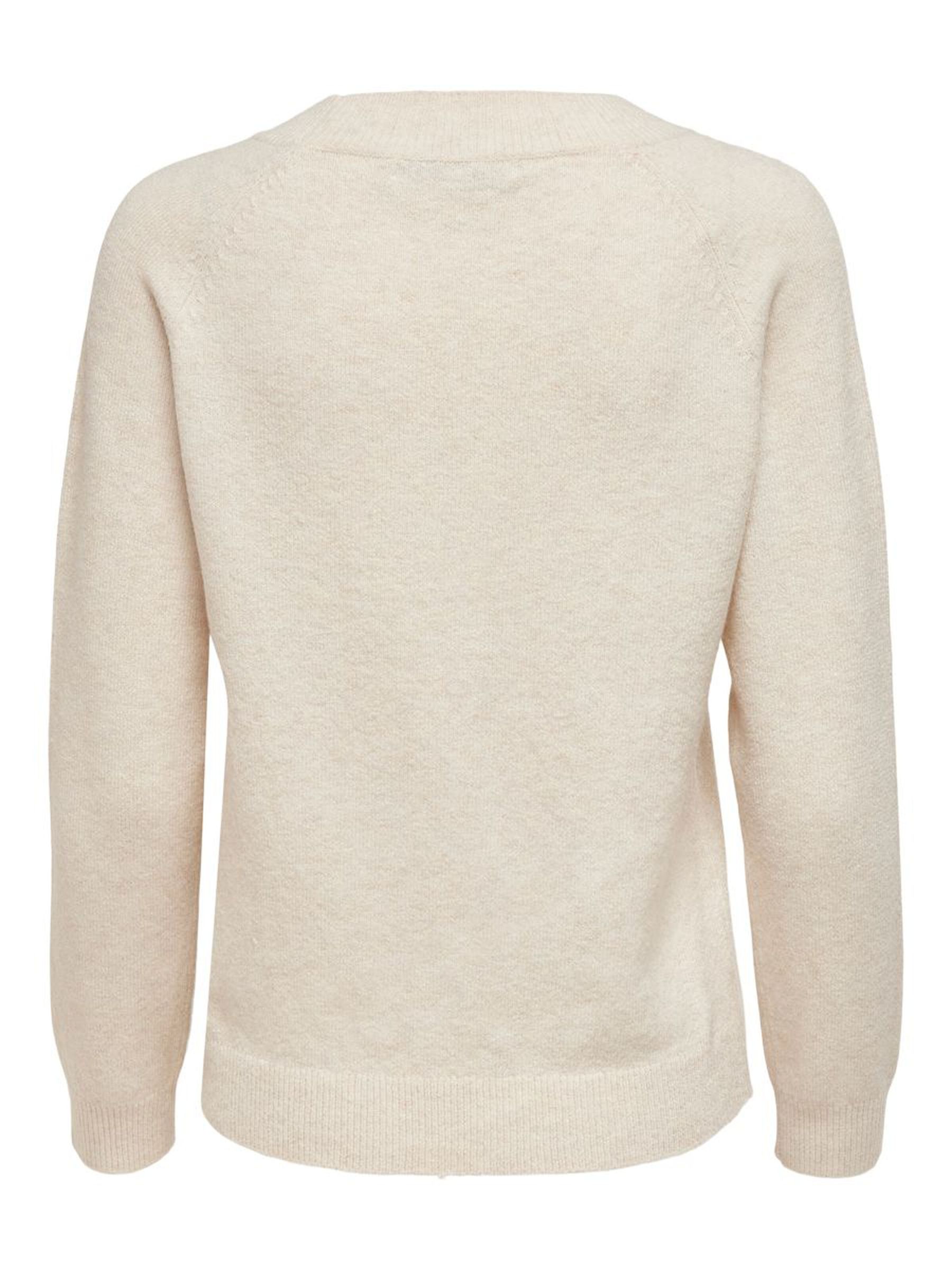Basic Strickpullover Stretch Sweater Langarm Rundhals Shirt ONLRICA Basic Strickpullover Stretch Sweater Langarm Rundhals Shirt ONLRICA