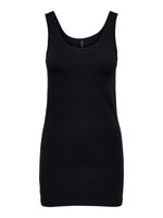 ONLY Damen Long Tank Top 2-er Stück Pack Lang Ärmelloses Rundhals Shirt Sleeveless Basic Set ONLLIVE