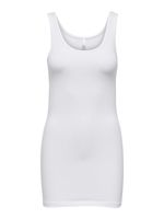 ONLY Damen Long Tank Top 2-er Stück Pack Lang Ärmelloses Rundhals Shirt Sleeveless Basic Set ONLLIVE