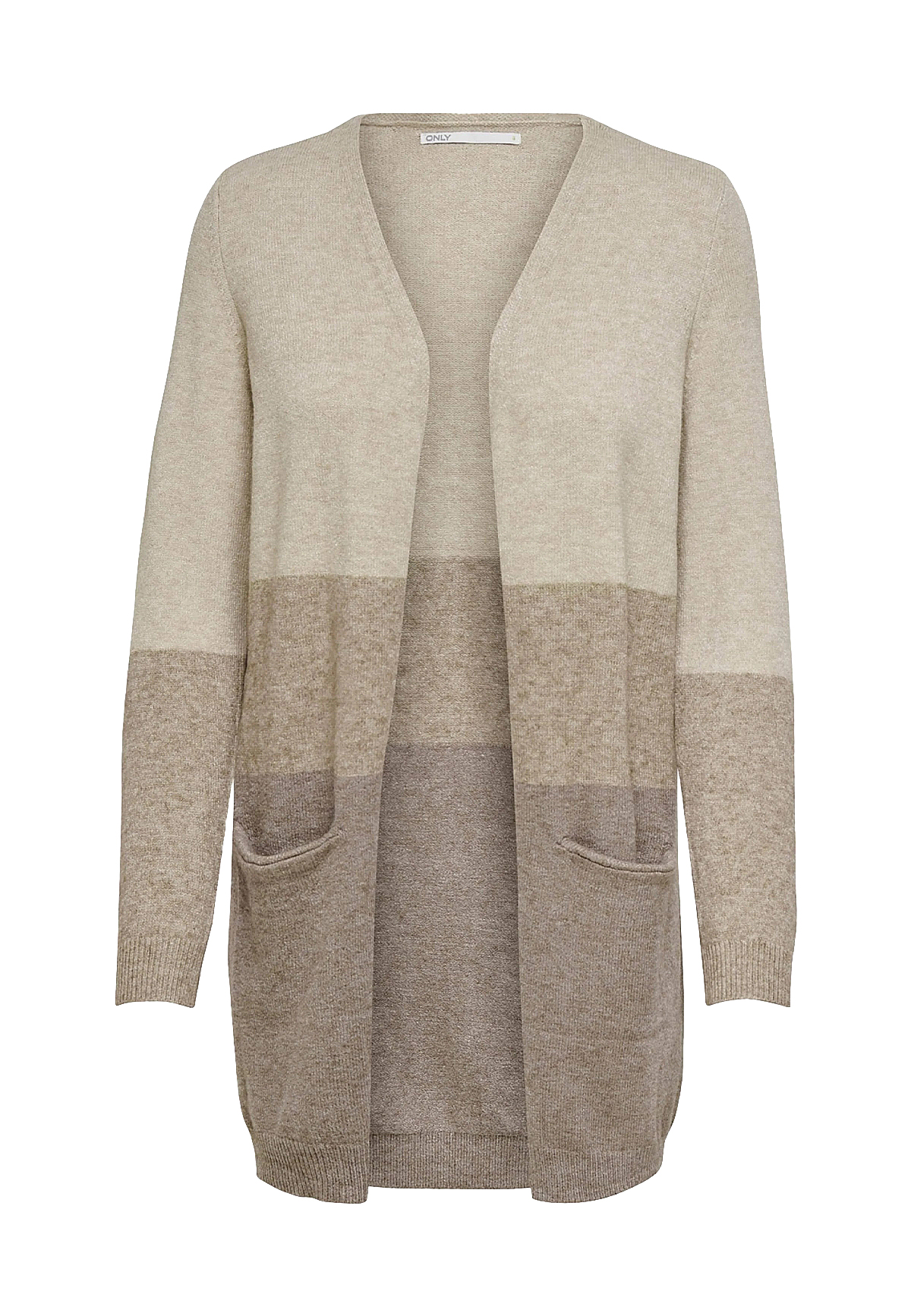 Lange Strickjacke mit Taschen Knitted Cardigan Langarm Basic ONLQUEEN Lange Strickjacke mit Taschen Knitted Cardigan Langarm Basic ONLQUEEN