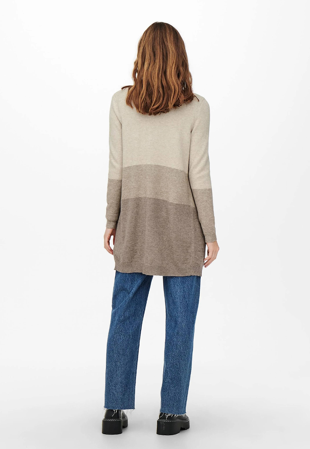 Lange Strickjacke mit Taschen Knitted Cardigan Langarm Basic ONLQUEEN Lange Strickjacke mit Taschen Knitted Cardigan Langarm Basic ONLQUEEN