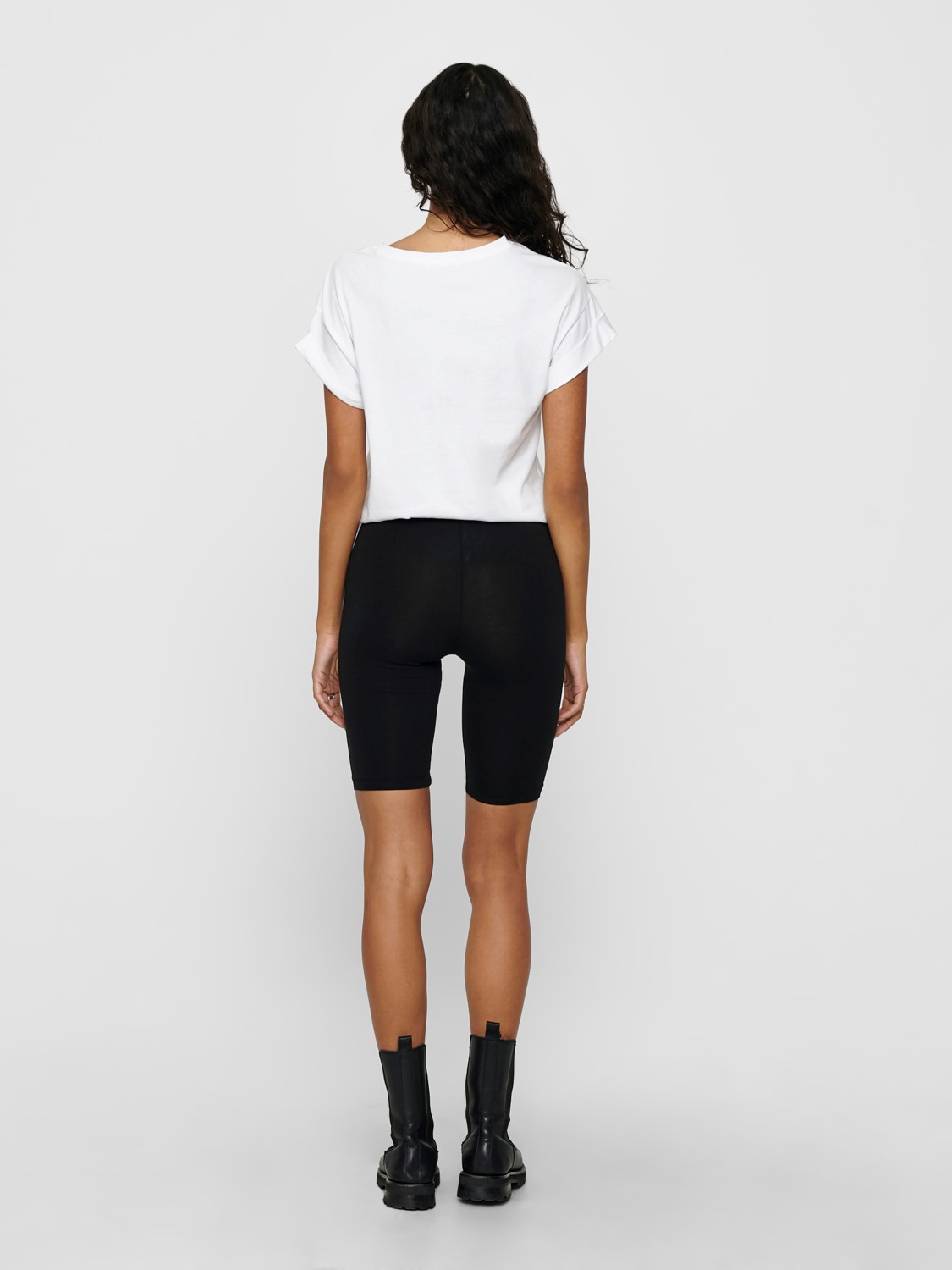 Damen Mini Shorts Leggins 2-er Stück Pack Fitness Radler Unterrock Pants Damen Mini Shorts Leggins 2-er Stück Pack Fitness Radler Unterrock Pants