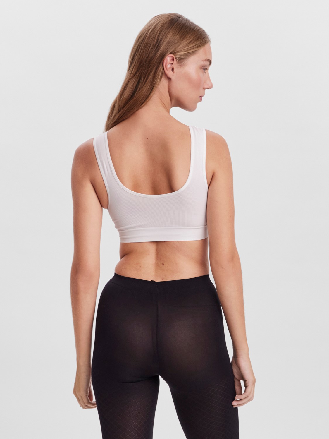 Bustier BH mit Cups 2-er Stück Pack ohne Bügel Ripp Soft Bra Top VMAGNES Bustier BH mit Cups 2-er Stück Pack ohne Bügel Ripp Soft Bra Top VMAGNES