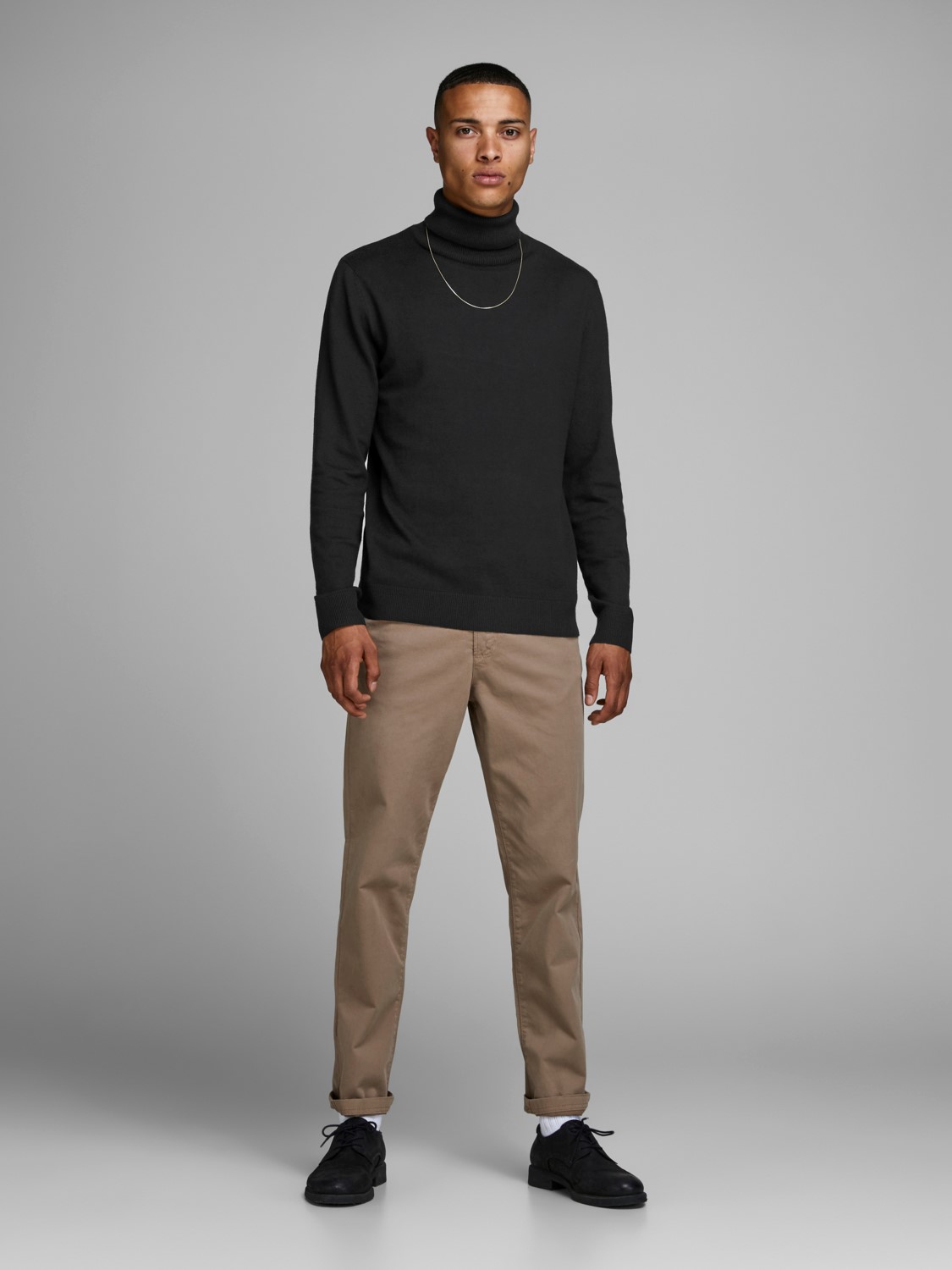 Dünner Rollkragen Strickpullover Rundhals Sweater Langarm Basic JJEEMIL Dünner Rollkragen Strickpullover Rundhals Sweater Langarm Basic JJEEMIL