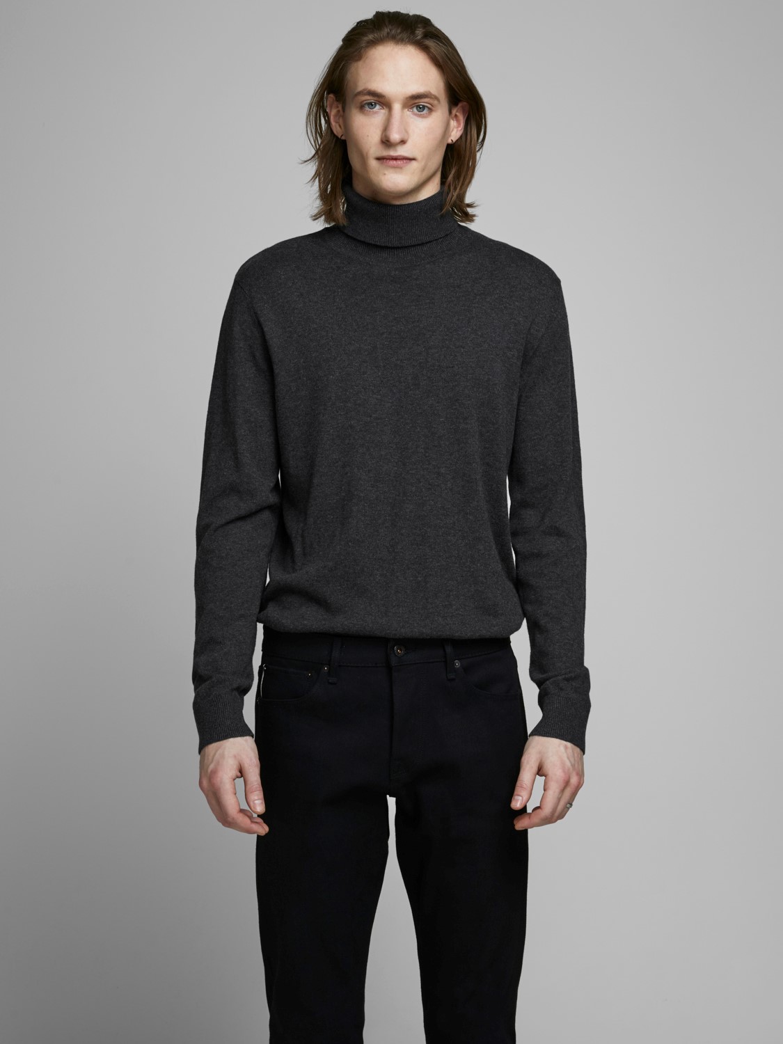 Dünner Rollkragen Strickpullover Rundhals Sweater Langarm Basic JJEEMIL Dünner Rollkragen Strickpullover Rundhals Sweater Langarm Basic JJEEMIL