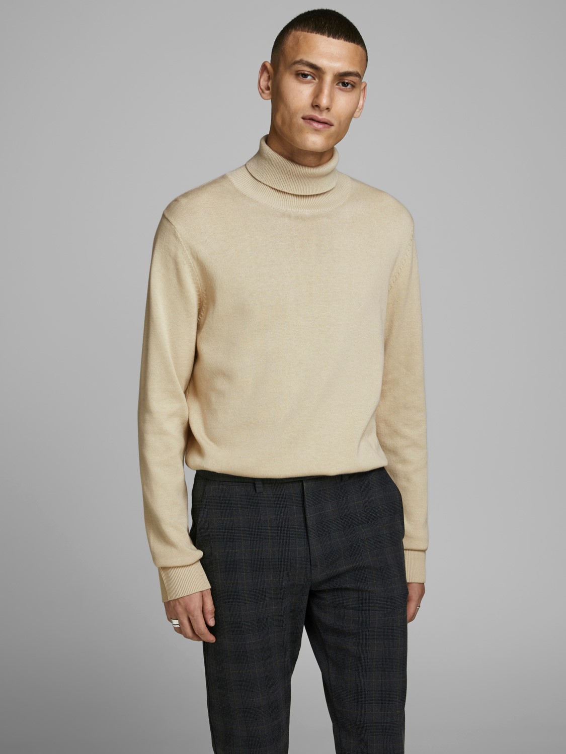 Dünner Rollkragen Strickpullover Rundhals Sweater Langarm Basic JJEEMIL Dünner Rollkragen Strickpullover Rundhals Sweater Langarm Basic JJEEMIL