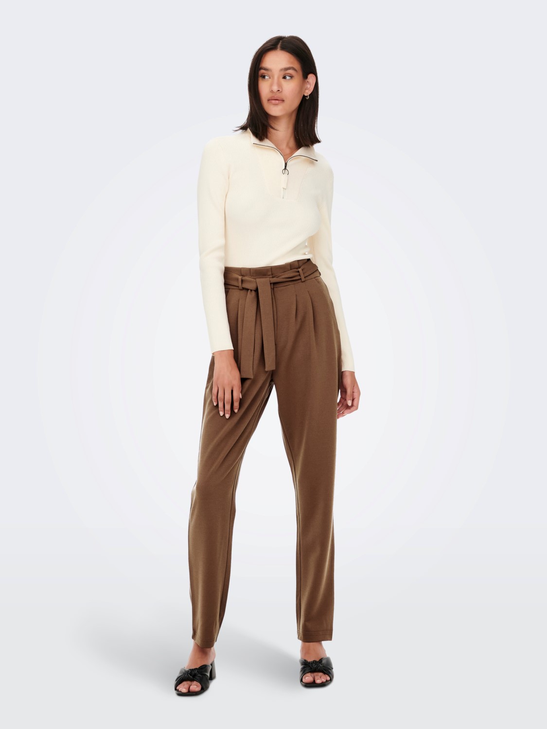 Elegante Stoffhose High Waist Marlene Pants mit Reißverschluss JDYTANJA Elegante Stoffhose High Waist Marlene Pants mit Reißverschluss JDYTANJA
